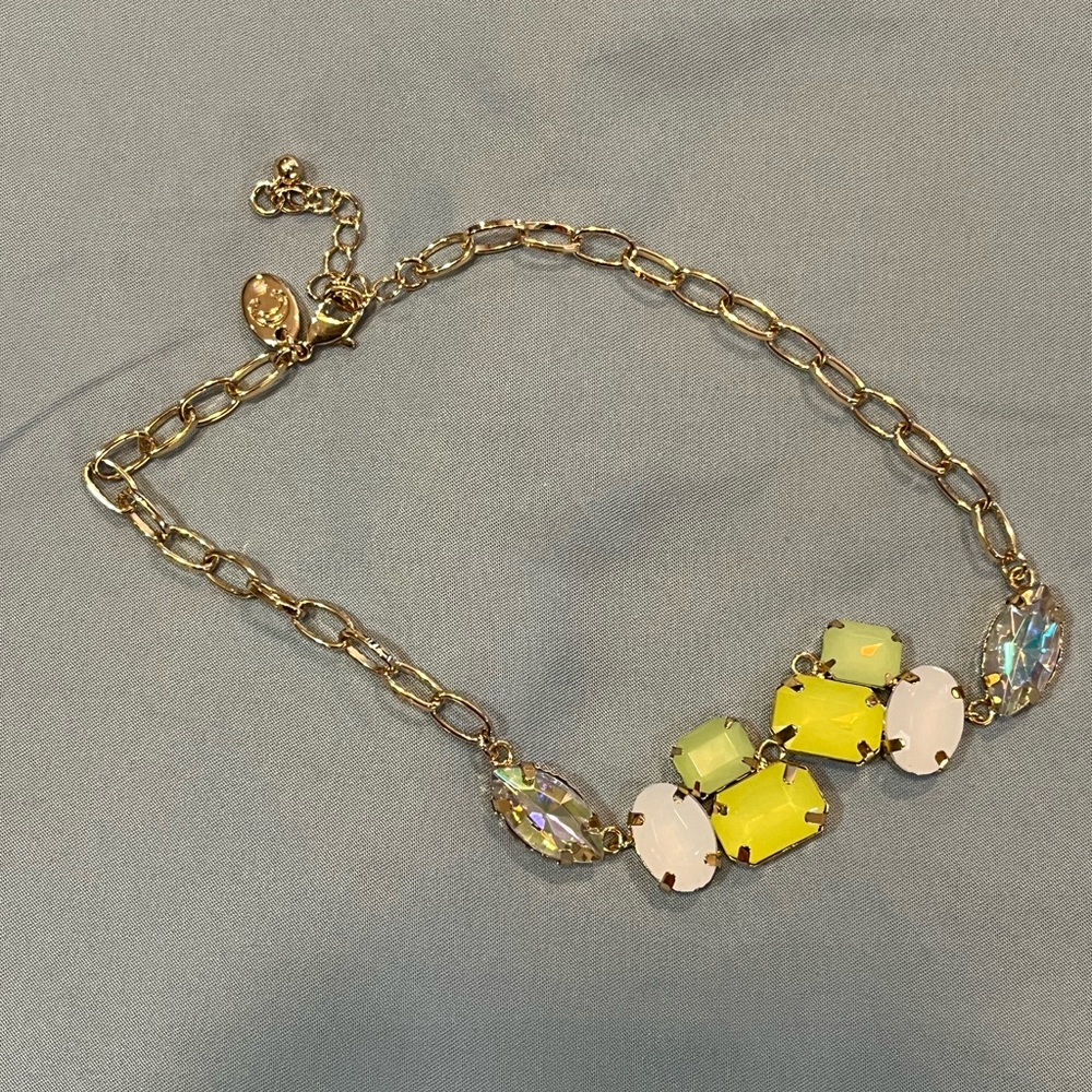 Jeweled Gold Necklace